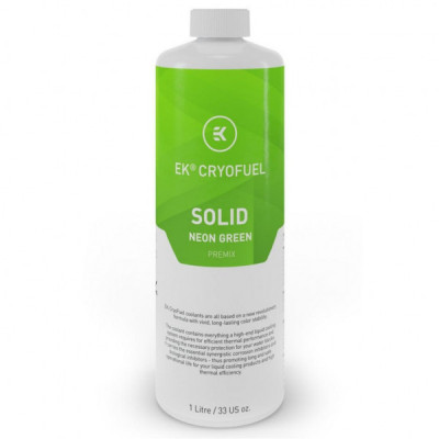 Охолоджуюча рідина Ekwb EK-CryoFuel Solid Neon Green (Premix 1000mL) (3831109880364)