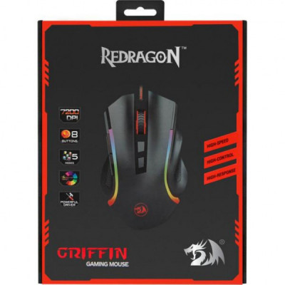 Мишка Redragon Griffin Black (75093)