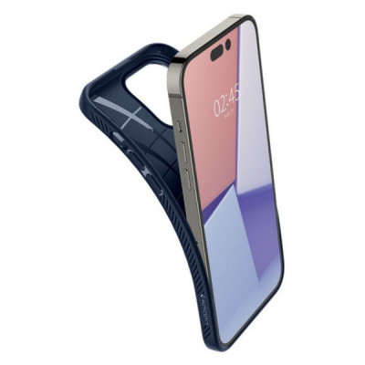 Чохол до мобільного телефона Spigen Apple iPhone 14 Pro Liquid Air, Navy Blue (ACS04958)