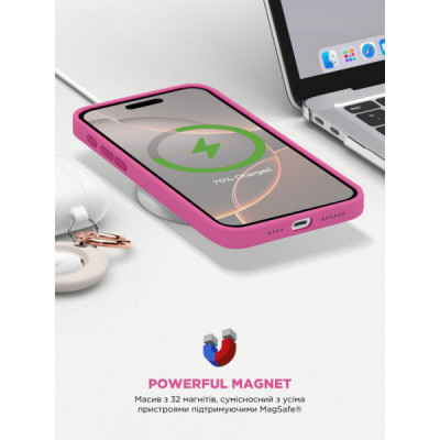 Чохол до мобільного телефона Armorstandart ICON2 MagSafe Apple iPhone 16 Pro Max Fuchsia (ARM81324)