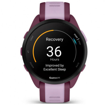 Смарт-годинник Garmin Forerunner 165 Music, GPS, WiFi, Berry/Lilac, GPS (010-02863-33)