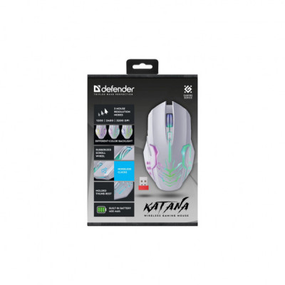 Мишка Defender Katana GM-511 LED Wireless Black (52511)