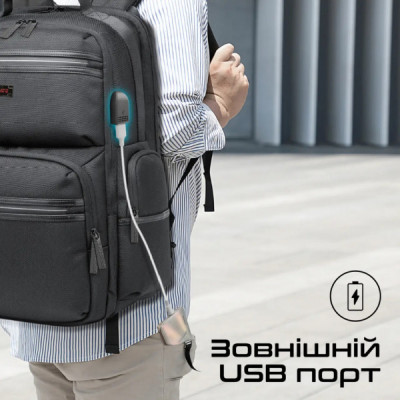 Рюкзак для ноутбука Promate 15.6" ElitePack-Pro Black (elitepack-pro)
