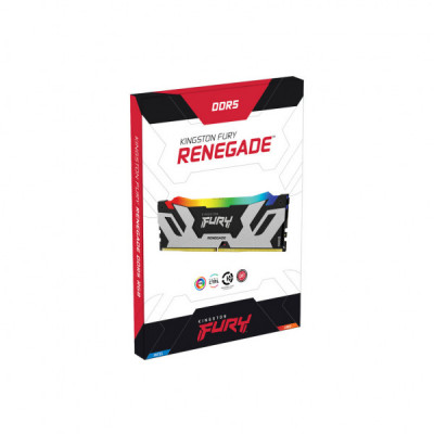 Модуль пам'яті для комп'ютера DDR5 96GB (2x48GB) 6000 MHz Renegade RGB XMP Kingston Fury (ex.HyperX) (KF560C32RSAK2-96)