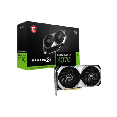 Відеокарта MSI GeForce RTX4070 12Gb VENTUS 2X OC (RTX 4070 VENTUS 2X 12G OC)