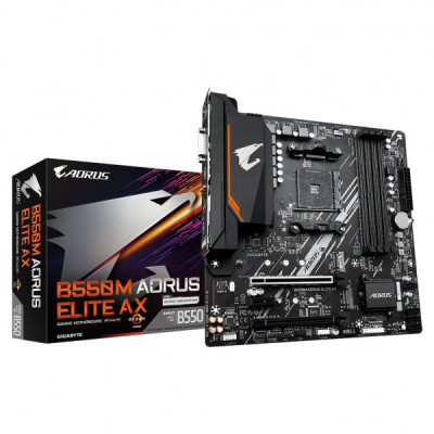 Материнська плата GIGABYTE B550M AORUS ELITE AX