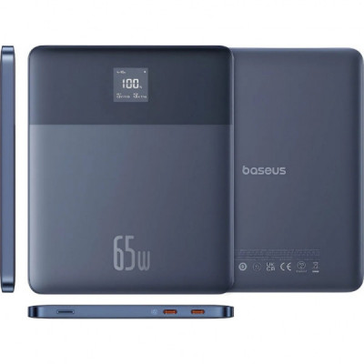 Батарея універсальна Baseus Blade2 Fast 12000mAh 65W, Blue (P10063801323-00)