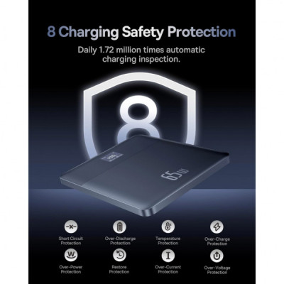 Батарея універсальна Baseus Blade2 Fast 12000mAh 65W, Blue (P10063801323-00)