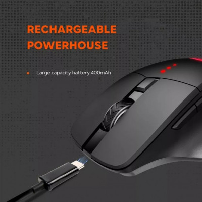 Мишка Canyon Crusader GMW-13 RGB Wireless Black (CND-SGMW13)