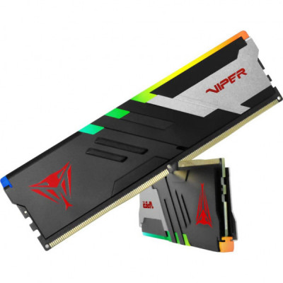 Модуль пам'яті для комп'ютера DDR5 32GB (2x16GB) 6600 MHz Viper Venom RGB Patriot (PVVR532G660C34K)
