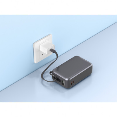 Батарея універсальна Vinga 30000 mAh 65W Display Cable (VPBB3065C)