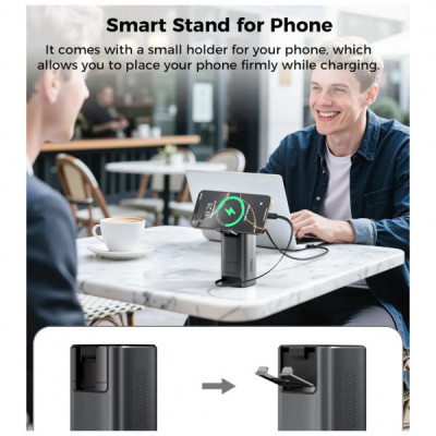 Батарея універсальна Choetech 20000mAh, PD/130W, QC, AFC , TFT, pass-through charging (B815C) Батарея універсальна Choetech 20000mAh, PD/130W, QC, AFC , TFT, pass-through charging (B815C)