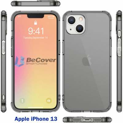 Чохол до мобільного телефона BeCover Apple iPhone 13 Grey (707346)