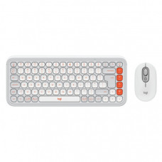 Комплект Logitech POP Icon Combo Bluetooth UA Off-White (920-013141)