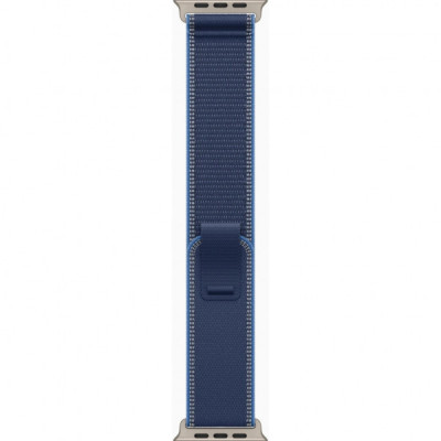 Смарт-годинник Apple Watch Ultra 3 GPS + Cellular 49mm Natural Titanium Case with Blue/Bright Blue Trail Loop - M/L (MEWU4QP/A)