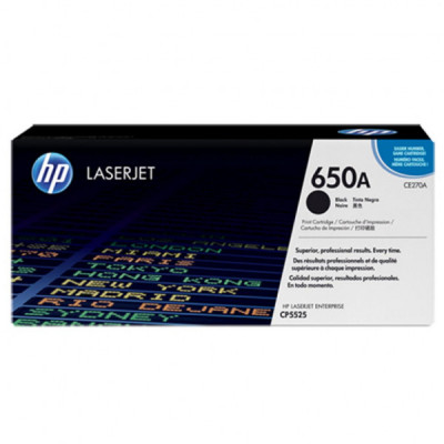 Картридж HP CLJ 650A black /CP5525 (CE270A)