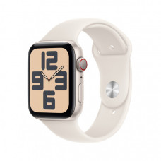 Смарт-годинник Apple Watch SE GPS + Cellular 40mm Starlight Aluminium Case with Starlight Sport Band - S/M (MXGJ3QH/A)