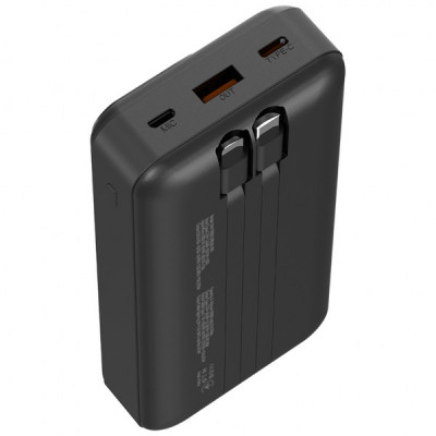 Батарея універсальна ColorWay 20 000 mAh Optimal Power PD/22.5W, QC/3.0, Black (CW-PB200LPB5BK-PDD)