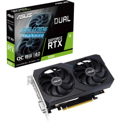 Відеокарта ASUS GeForce RTX3050 8Gb DUAL OC (DUAL-RTX3050-O8G-V2)