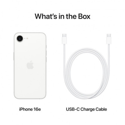 Мобільний телефон Apple iPhone 16e 512GB White (MD274)