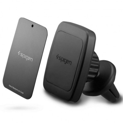 Універсальний автотримач Spigen Kuel H12 Air Vent Magnetic Swivel Black (000CD20115)