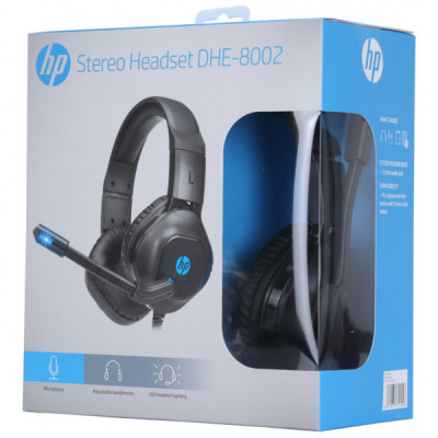 Навушники HP DHE-8002 Gaming Headset Red LED Black (DHE-8002)