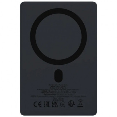 Батарея універсальна Canyon 10000mAh OnPower 511 PD20W Magnetic wireless MagSafe Black (CNS-CPB511B) Батарея універсальна Canyon 10000mAh OnPower 511 PD20W Magnetic wireless MagSafe Black (CNS-CPB511B)