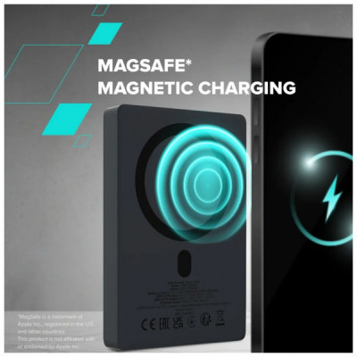 Батарея універсальна Canyon 10000mAh OnPower 511 PD20W Magnetic wireless MagSafe Black (CNS-CPB511B) Батарея універсальна Canyon 10000mAh OnPower 511 PD20W Magnetic wireless MagSafe Black (CNS-CPB511B)