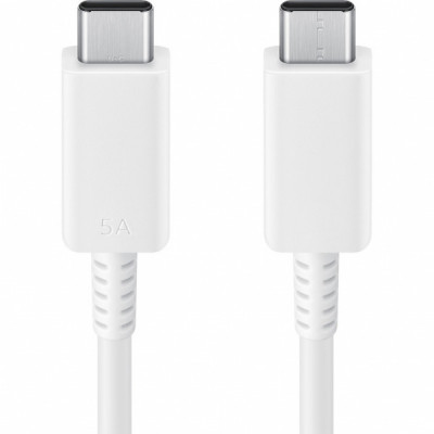 Дата кабель USB Type-C to Type-C 1.8m White 5A Samsung (EP-DX510JWRGRU)