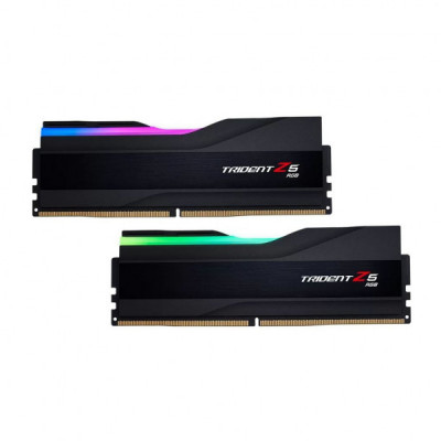 Модуль пам'яті для комп'ютера DDR5 32GB (2x16GB) 6800 Trident Z5 RGB Black G.Skill (F5-6800J3445G16GX2-TZ5RK)