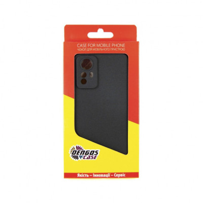 Чохол до мобільного телефона Dengos Carbon Xiaomi Redmi Note 12s (black) (DG-TPU-CRBN-177)