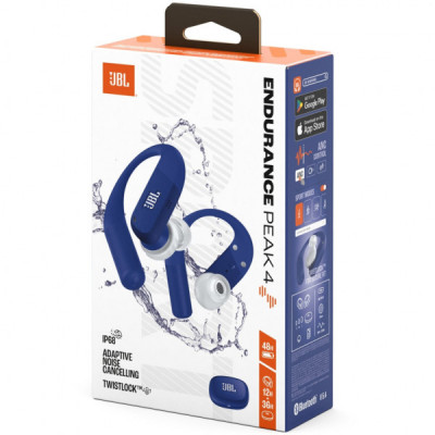 Навушники JBL Endurance Peak 4 Blue (JBLENDUPEAK4BLU) Навушники JBL Endurance Peak 4 Blue (JBLENDUPEAK4BLU)