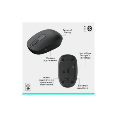 Комплект Logitech MK250 Bluetooth/Wireles UA Graphite (920-013823)