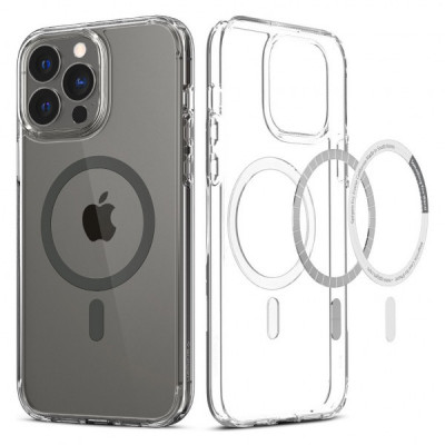 Чохол до мобільного телефона Spigen Spigen Apple Iphone 13 Pro Max Crystal Hybrid Mag Safe, Grap (ACS03244)