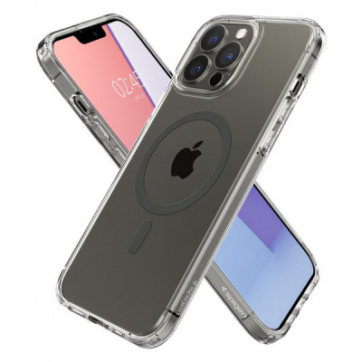Чохол до мобільного телефона Spigen Spigen Apple Iphone 13 Pro Max Crystal Hybrid Mag Safe, Grap (ACS03244)