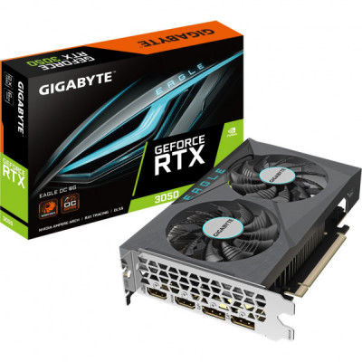 Відеокарта GIGABYTE GeForce RTX3050 6Gb EAGLE OC (GV-N3050EAGLE OC-6GD)