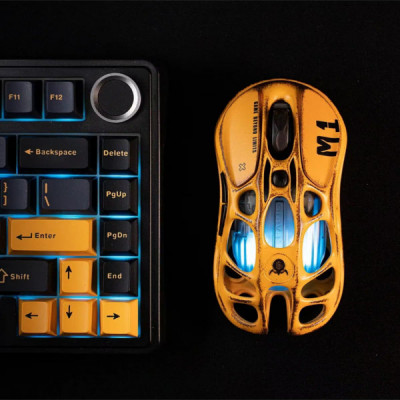 Мишка GravaStar Mercury M1 Pro Wireless/Bluetoot/USB Yellow (GSM1PRO_YLW)