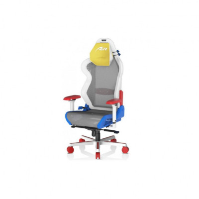 Крісло ігрове DXRacer Air PRO White-blue-red-yellow (AIR-R1S-WRB.G-B3-NVF)