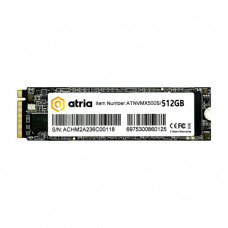 Накопичувач SSD M.2 2280 512GB X500S ATRIA (ATNVMX500S/512)