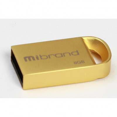 USB флеш накопичувач Mibrand 8GB lynx Gold USB 2.0 (MI2.0/LY8M2G)