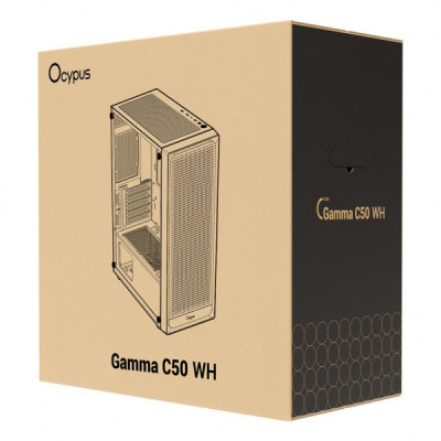 Корпус для ПК OCYPUS GAMMA C50 WH (GAMMA-C50-WHG000XX-GL) Корпус для ПК OCYPUS GAMMA C50 WH (GAMMA-C50-WHG000XX-GL)