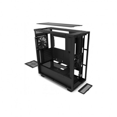 Корпус NZXT H7 v1 2022 Base Edition All Black (CM-H71BB-01)