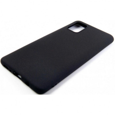 Чохол до мобільного телефона Dengos Carbon Samsung Galaxy A71, black (DG-TPU-CRBN-52) (DG-TPU-CRBN-52)
