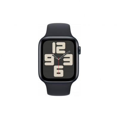 Смарт-годинник Apple Watch SE 2023 GPS 44mm Midnight Aluminium Case with Midnight Sport Band - S/M (MRE73QP/A)