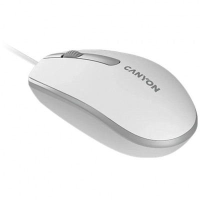 Мишка Canyon M-10 USB White Grey (CNE-CMS10WG)