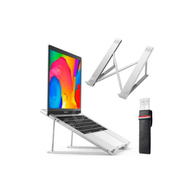 Підставка до ноутбука Vention Foldable 90-136mm Laptop up 15.6" stand silver (H055-SL)