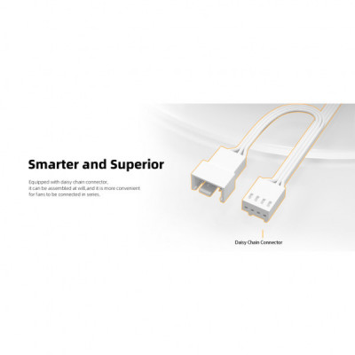 Кулер до корпусу ID-Cooling Вентилятор ID-Cooling AS-120-W (AS-120-W)