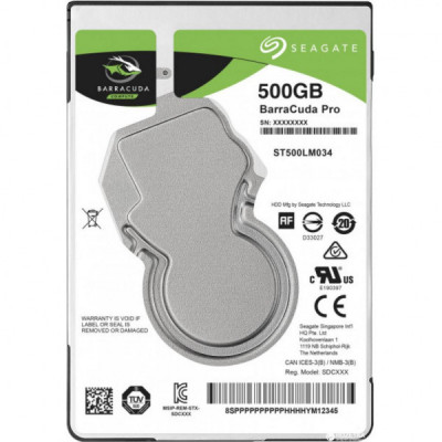 Жорсткий диск для ноутбука 2.5" 500GB Seagate (ST500LM034)