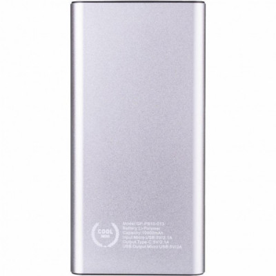 Батарея універсальна Gelius Edge GP-PB10-013 10000mAh Silver (00000078420)