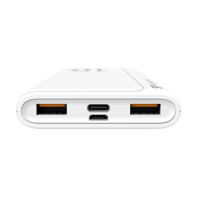 Батарея універсальна Silicon Power 10000mAh QP15 White (SP10KMAPBKQP150W)